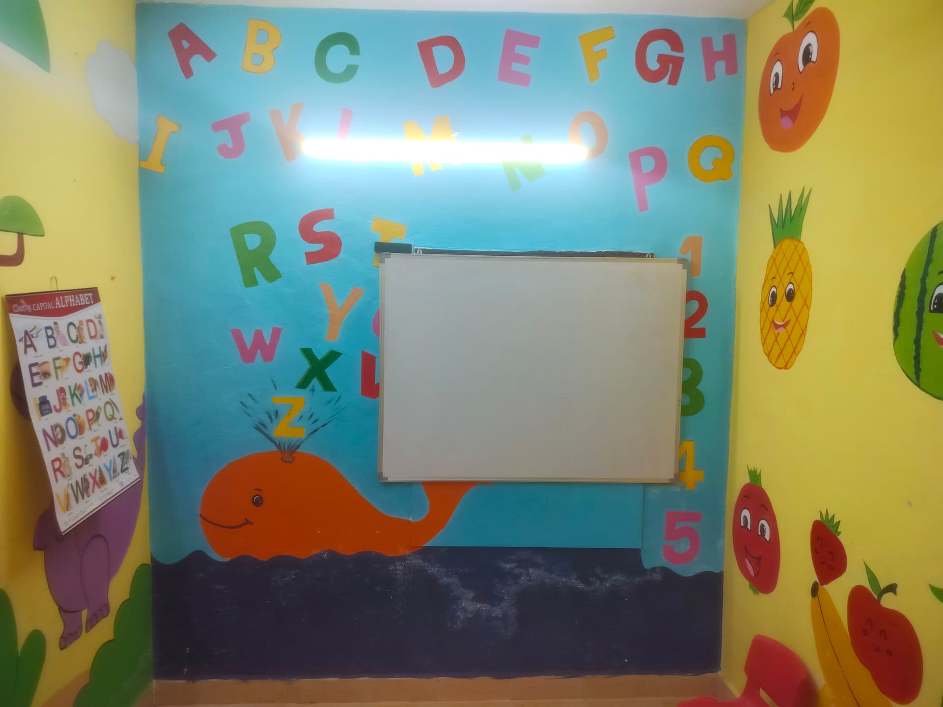 Creative exploration and drawing at Arudra Preschool Chennai